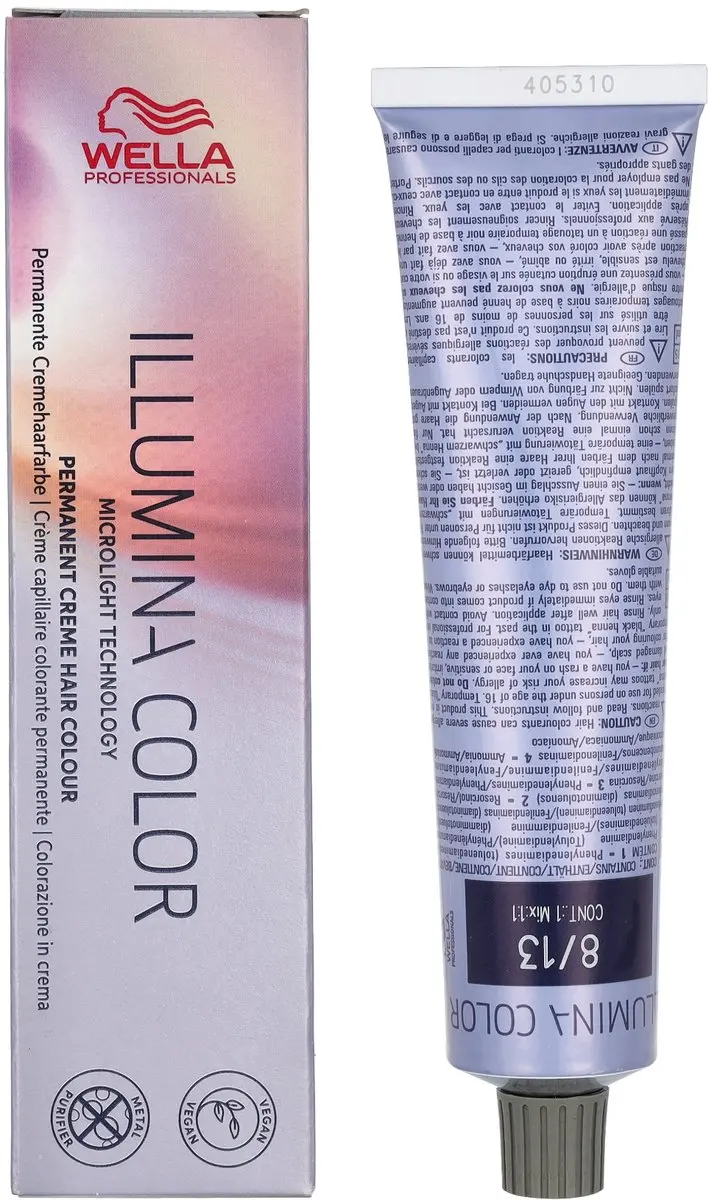 Wella Professionals Illumina Color 8/13 Haarverf - 150ml - Zwart