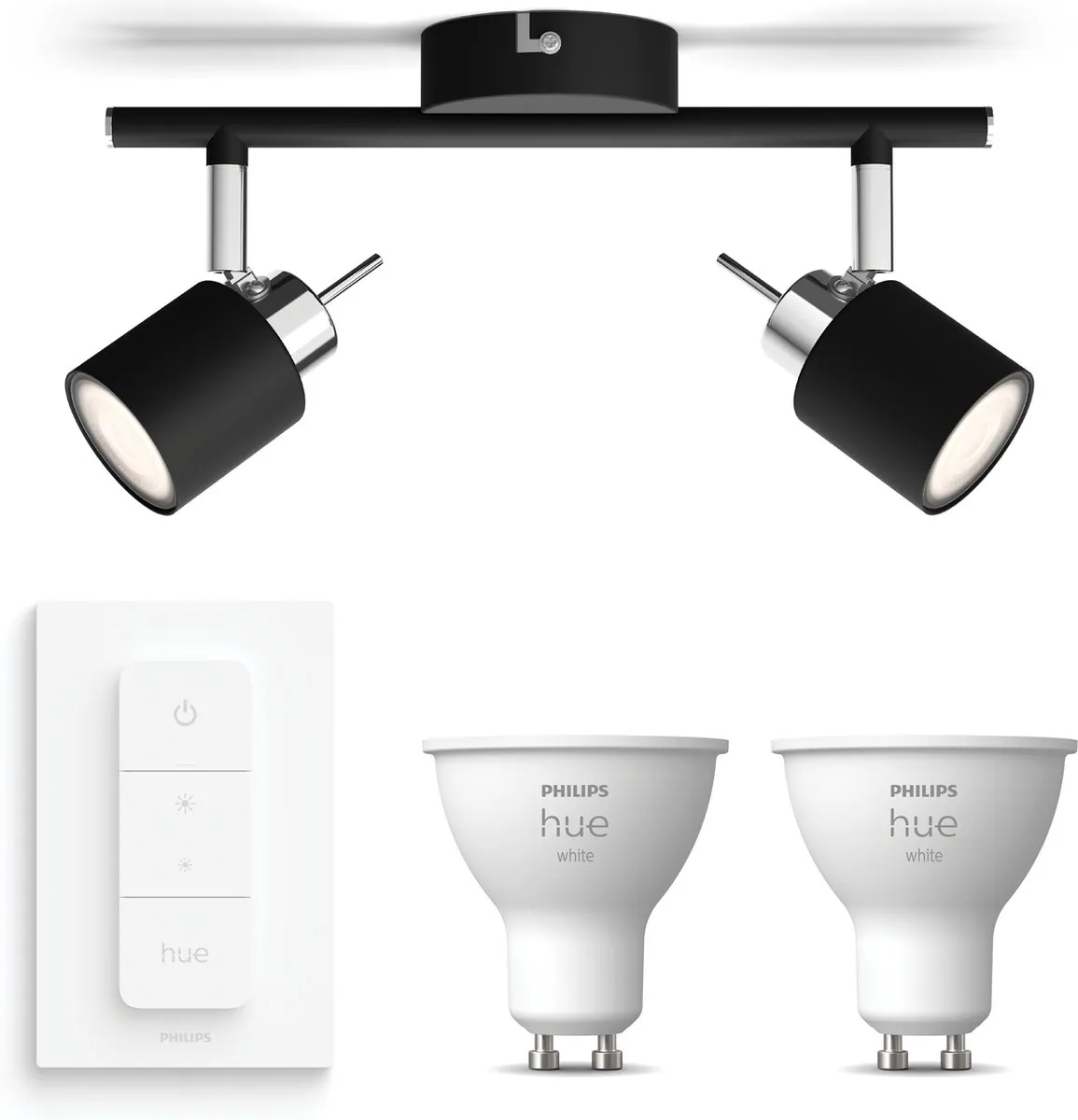 Philips Hue Meranti Opbouwspot Zwart