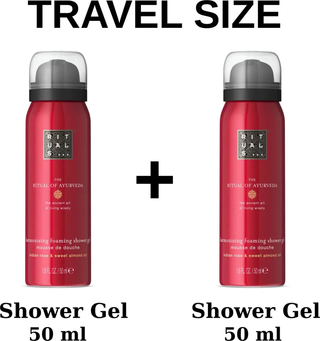 Rituals Ayurveda Travel Size Douchegel 2x50ml