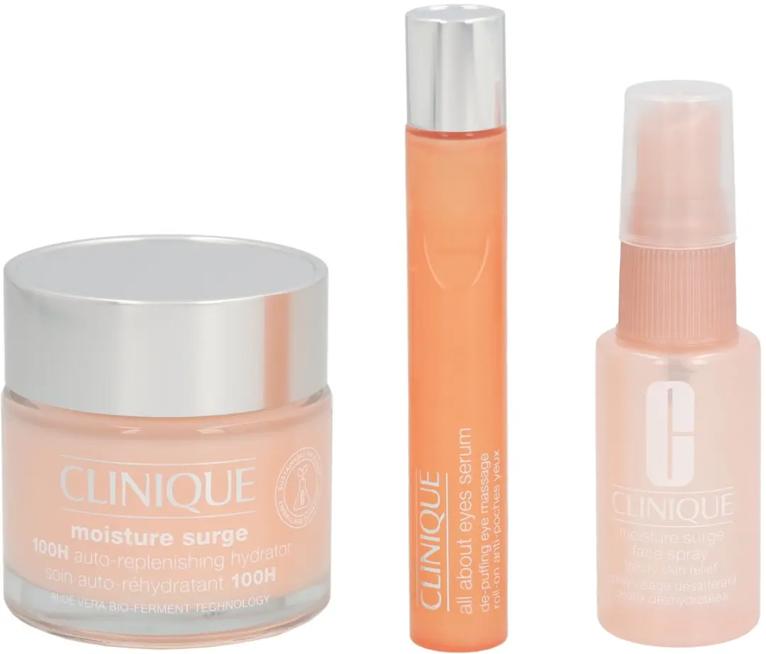 Clinique Moisture Surge Set - 3x120ml Dagcrème/Reiniger/Serum