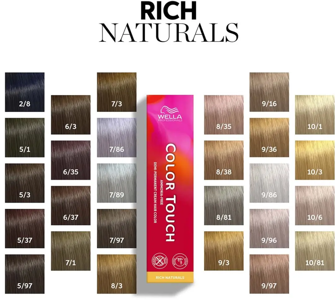 Wella Professionals Color Touch Rich Naturals 8/35 Blond 60ml