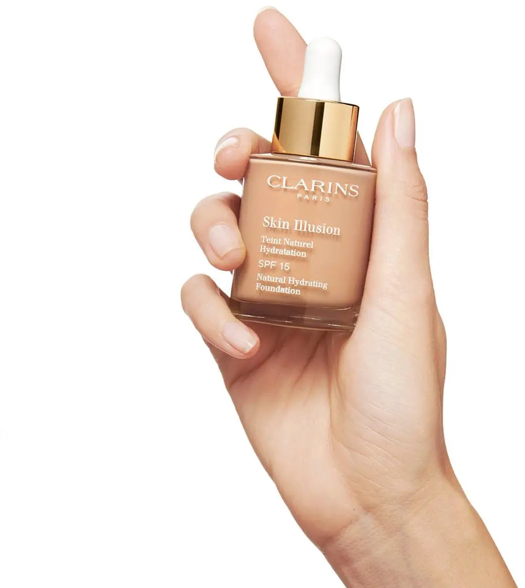 Clarins Skin Illusion Teint Naturel Foundation 110 Honey - 30ml - afbeelding 6 van 6