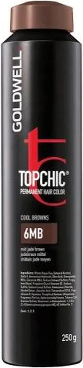 Goldwell Topchic Depot Bus 250ml - 6RB Permanent Full Coverage - afbeelding 6 van 6