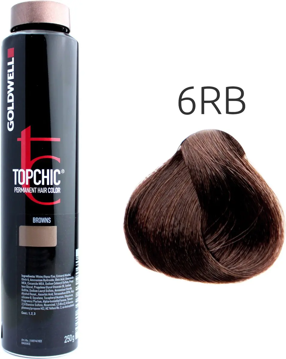 Goldwell Topchic Depot Bus 250ml - 6RB Permanent Full Coverage