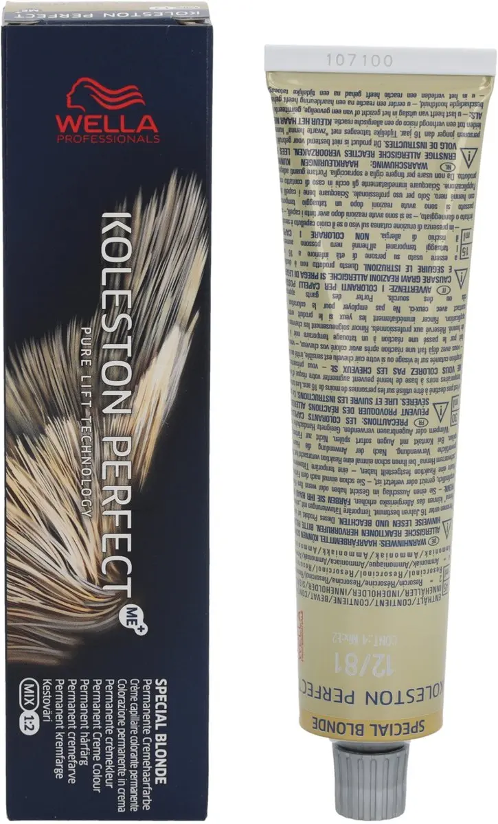Wella Professionals Koleston Perfect Me+ 12/81 Permanent Haarkleur 60ml