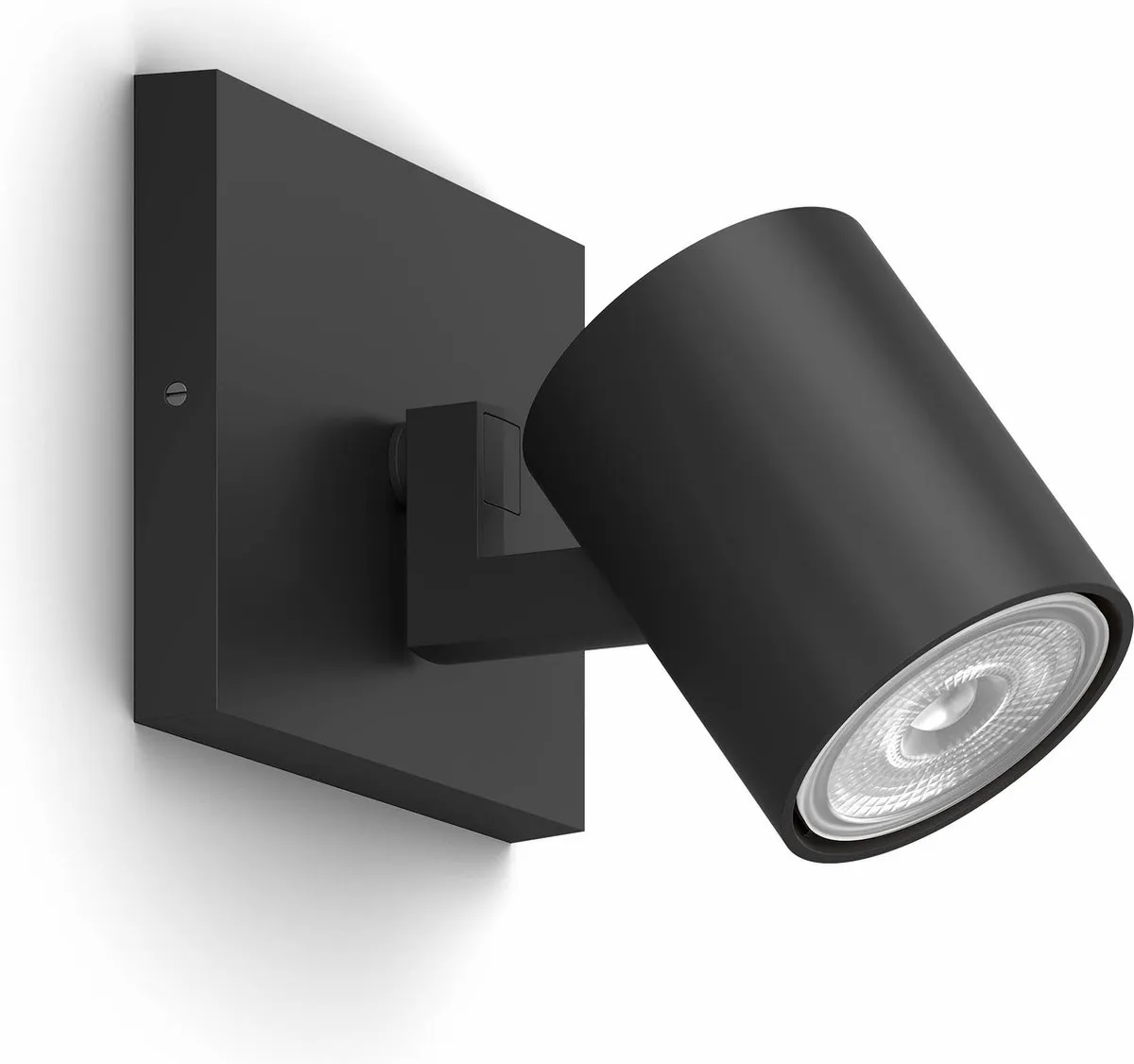 Philips Hue Runner Opbouwspot Zwart - Warmwit GU10 - Incl. Dimmer Switch