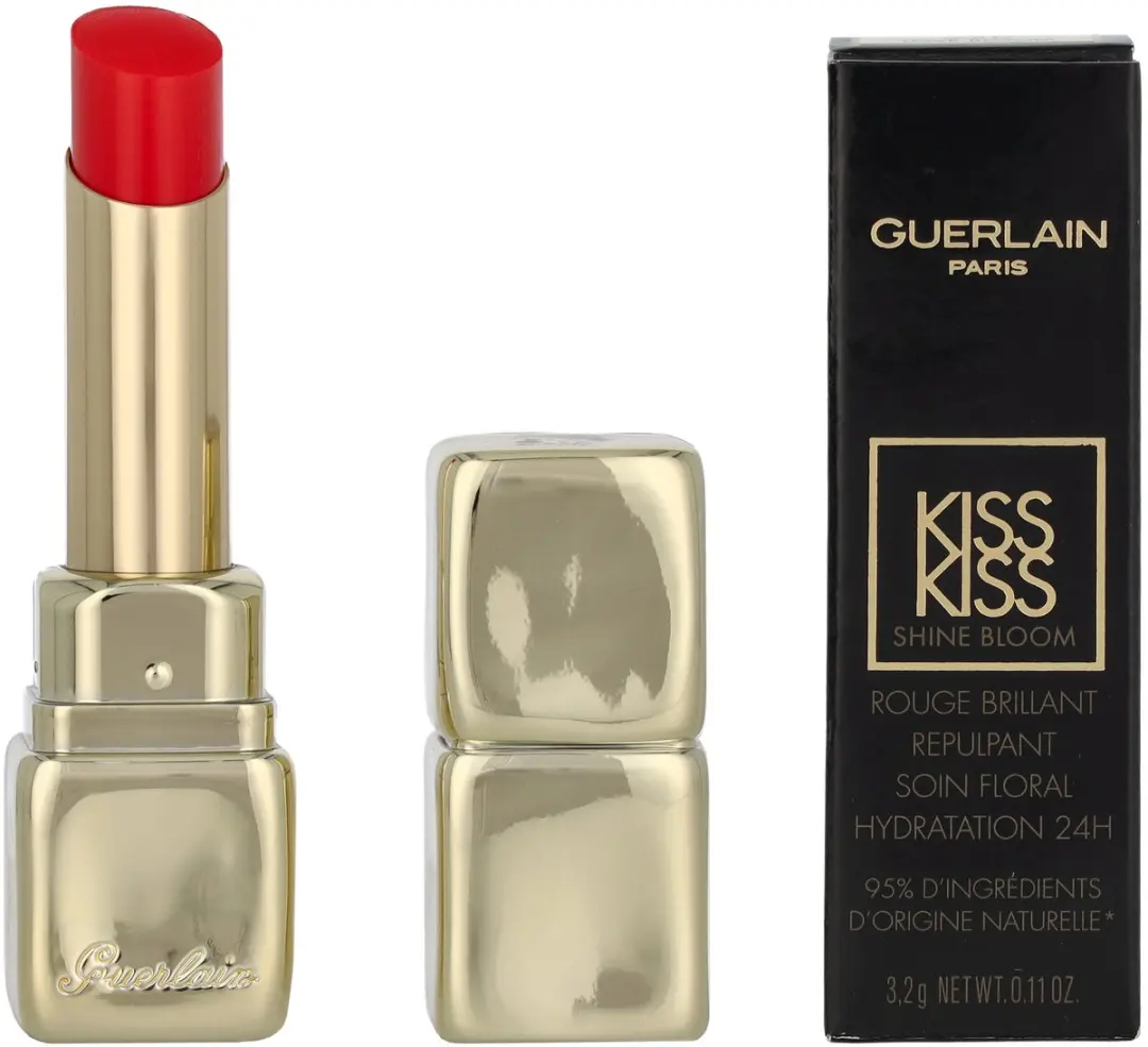 Guerlain Kiss Kiss Shine Bloom Lipstick 520 LOVE BLOOM - 3.2g