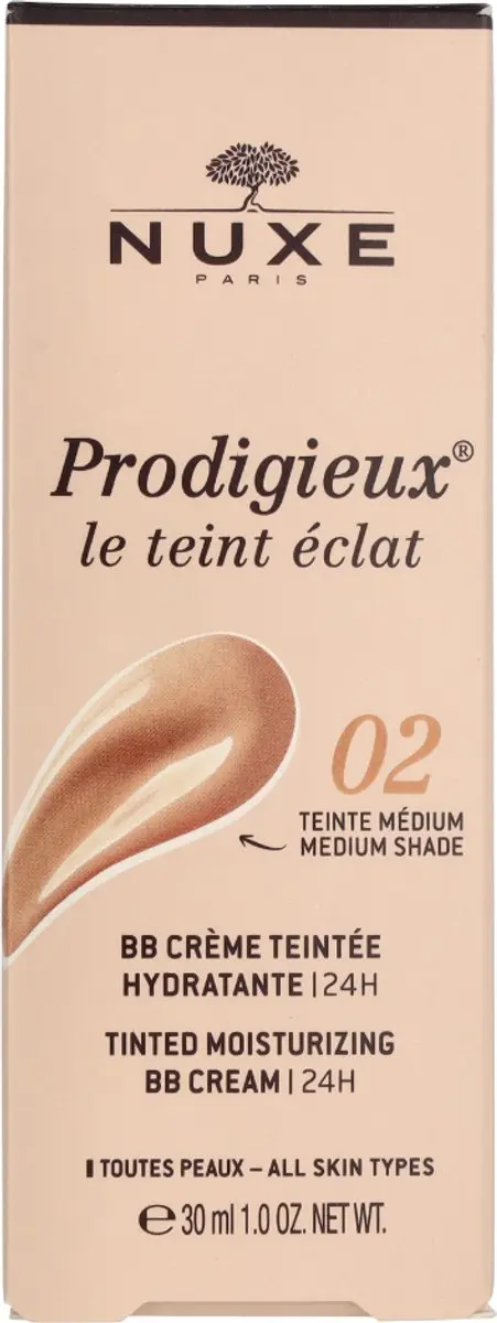 Nuxe Prodigieux Le Teint Éclat BB Cream 30ml - Medium Shade - afbeelding 6 van 6