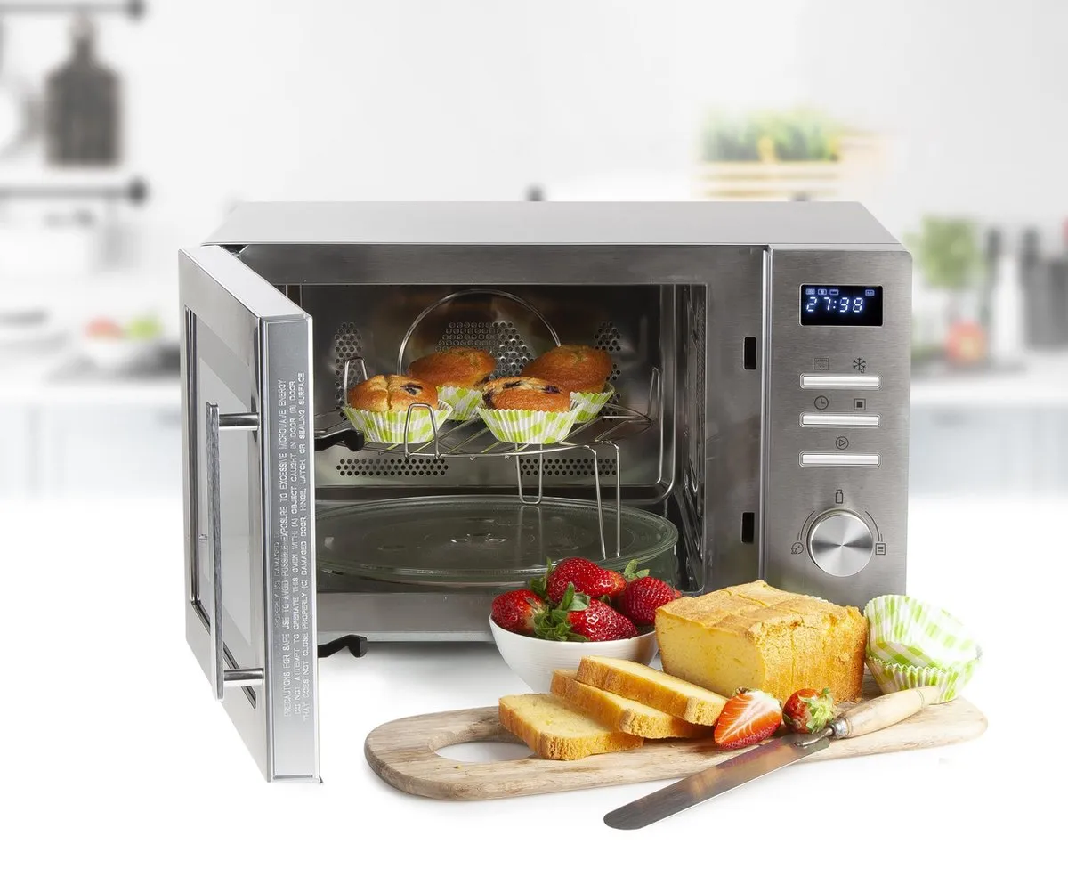 Domo DO2334CG Combi-Magnetron 800W - Zilver