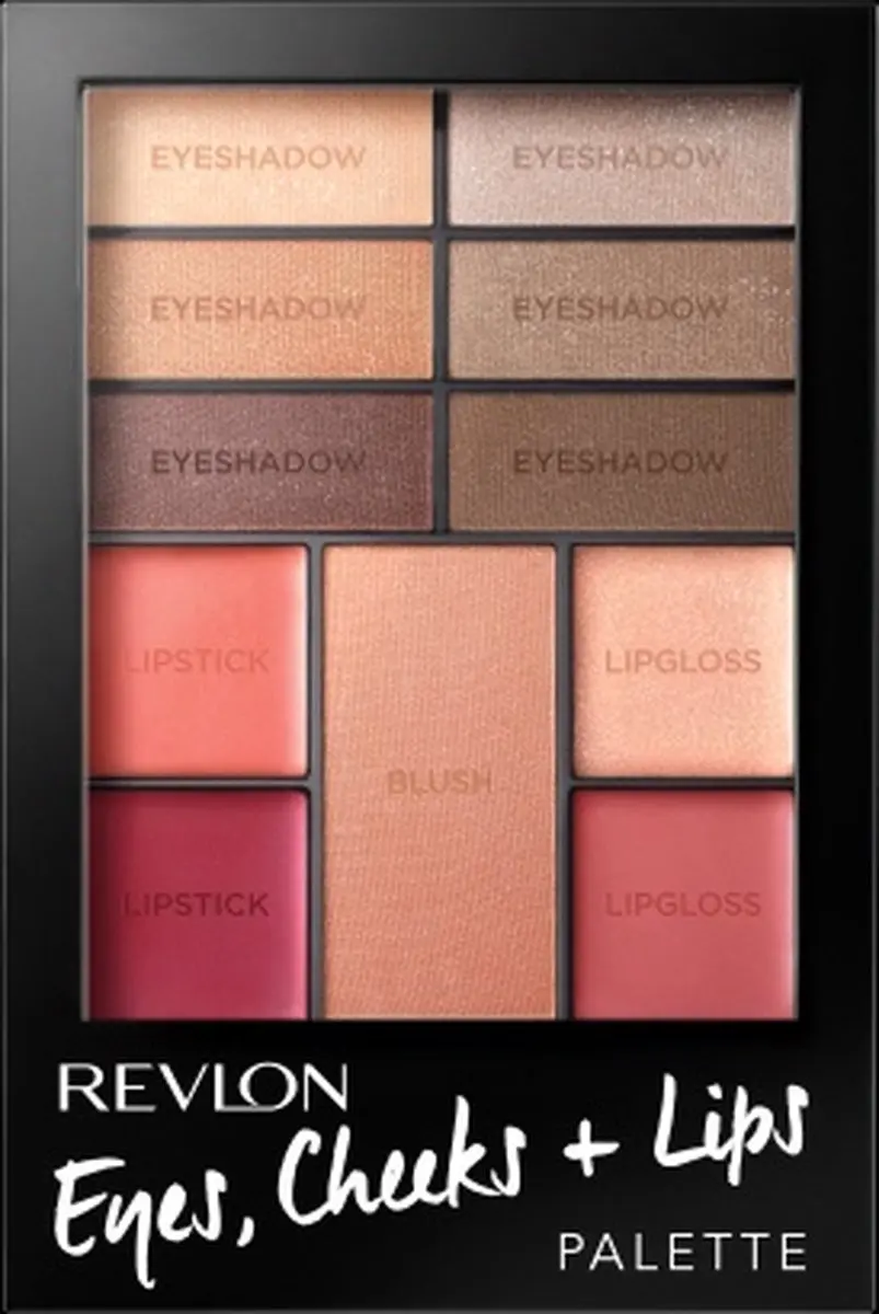 Revlon Eyes & Cheeks + Lips Palette 110g - 11 Kleuren Multi - afbeelding 6 van 6