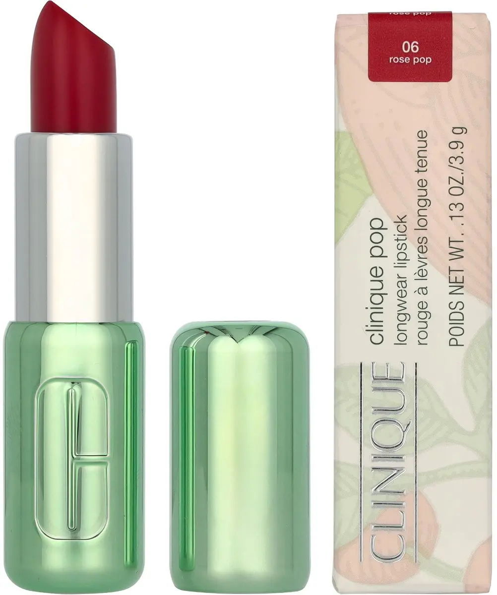 Clinique Pop Longwear Matte Lipstick 06 Rose Pop - 3.9g