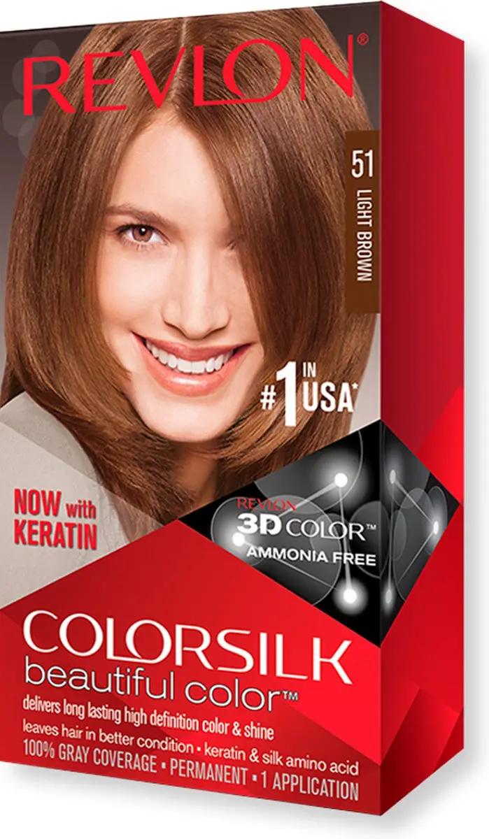 Revlon Colorsilk Haarkleur Lichtbruin 3ml