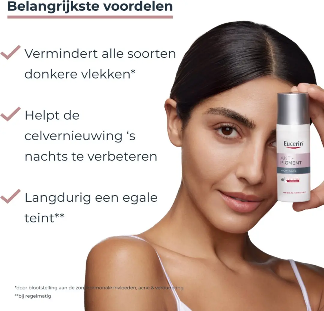 Eucerin Anti-Pigment Nachtcrème Thiamidol 50ml - afbeelding 6 van 6