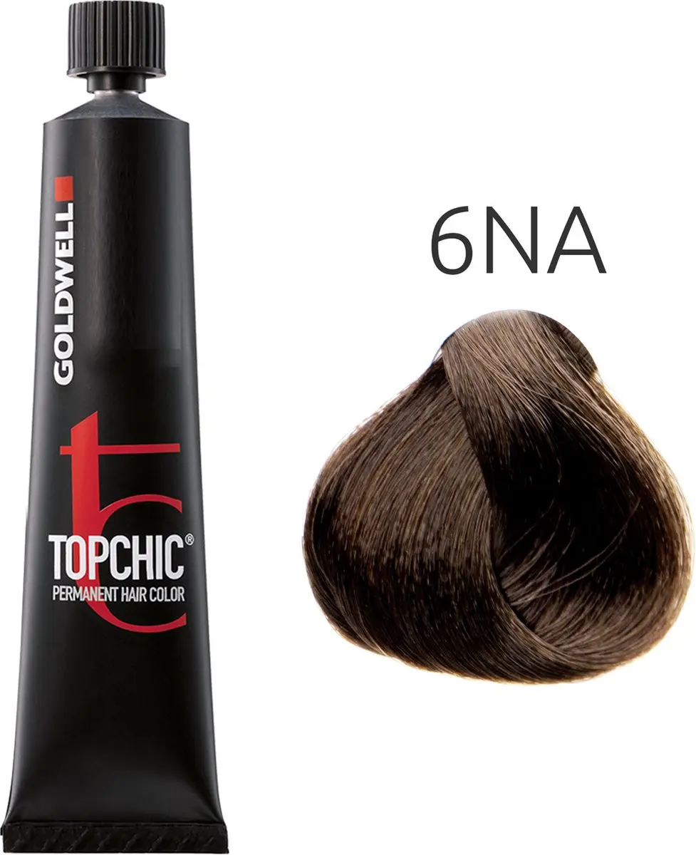 Goldwell Topchic Tube 60ml - 6NA Permanent Haarkleur Bruin
