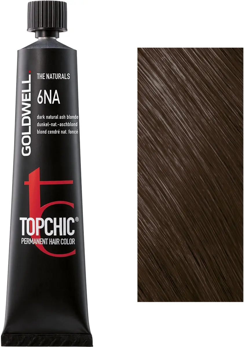Goldwell Topchic Tube 60ml - 6NA Permanent Haarkleur Bruin