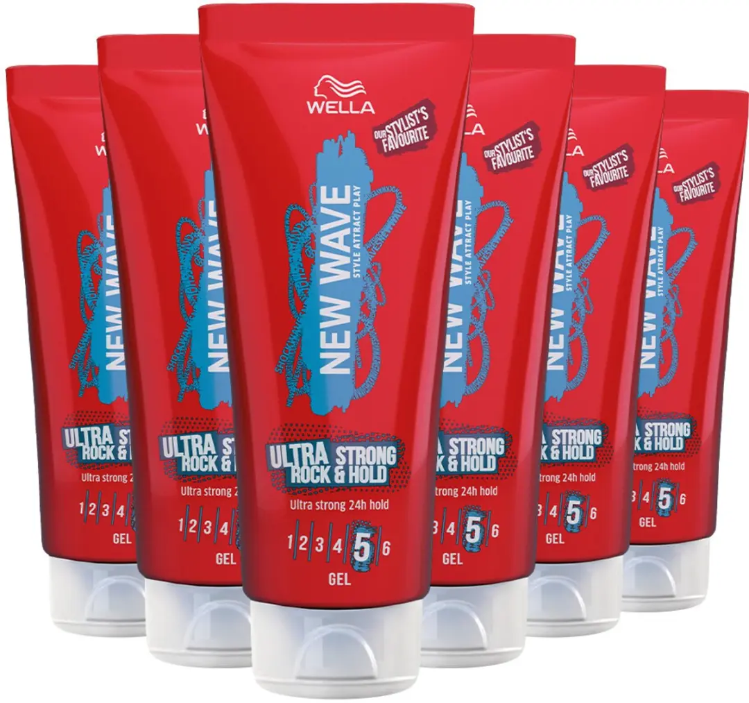 Wella New Wave Rock & Hold Haar Gel 200ml