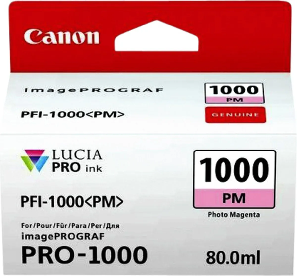 Canon 0551C001 Magenta Inktcartridge - 1000 pagina's