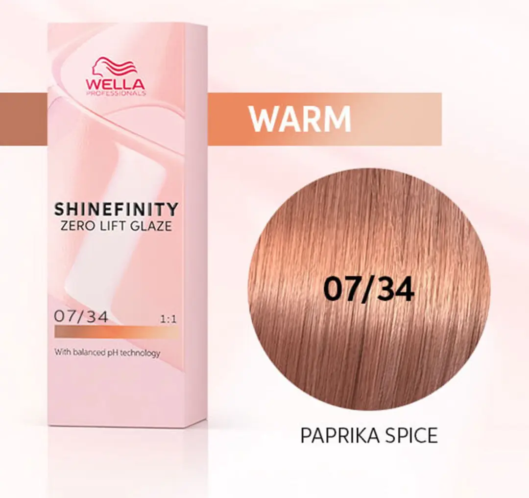 Wella Professionals ShineFinity 07/34 Haarverf 60ml