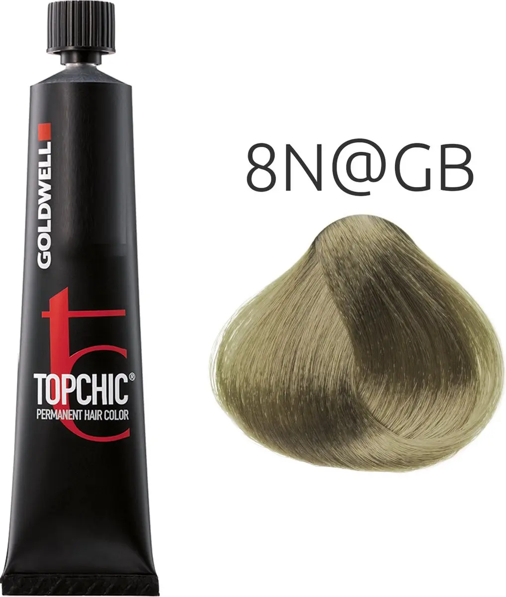 Goldwell Topchic Haarverf 8N@GB Permanent - 601ml