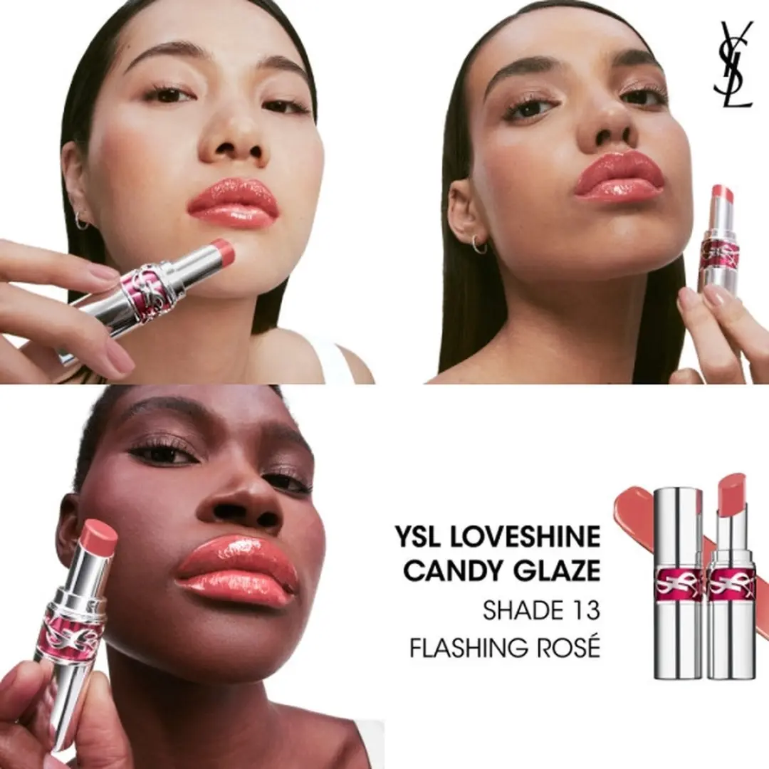 Yves Saint Laurent Loveshine Candy Glaze 3.2g - 13 Flashing Rose