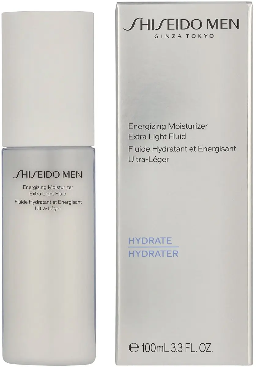 Shiseido Men Energizing Moisturizer Extra Light Fluid Serum 100ml