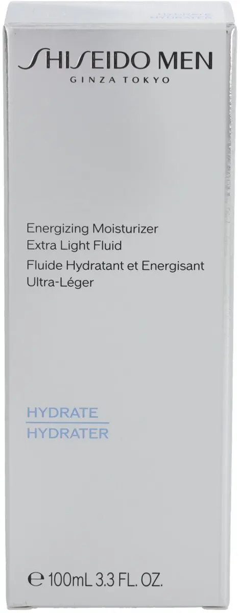 Shiseido Men Energizing Moisturizer Extra Light Fluid Serum 100ml - afbeelding 6 van 6