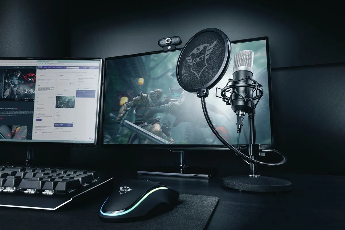 Trust GXT 252 Emita USB Studio Microfoon - Zwart