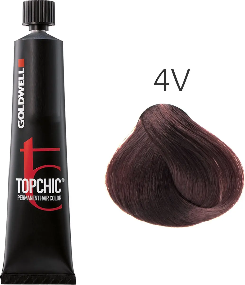 Goldwell Topchic Tube 60ml - 4V Bruin Permanent
