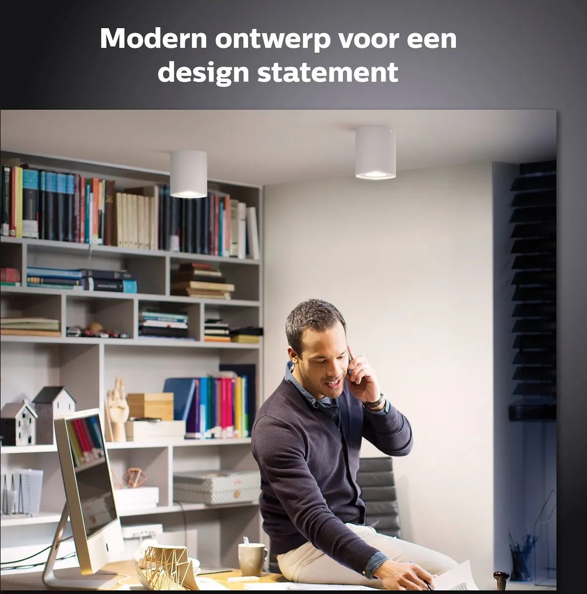 Philips Hue Pillar Opbouwspot GU10 - Wit