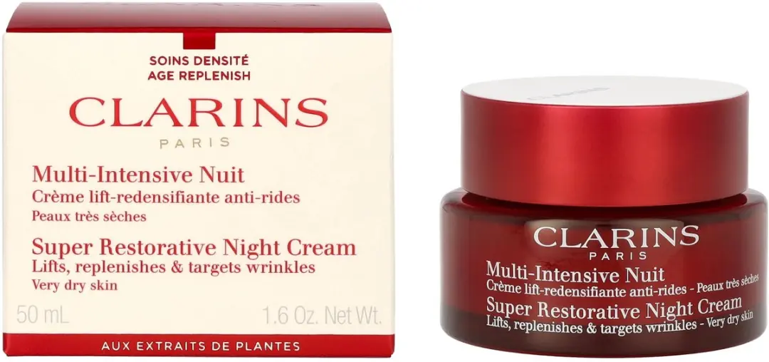 Clarins Super Restorative Night Cream 50ml - Droge huid