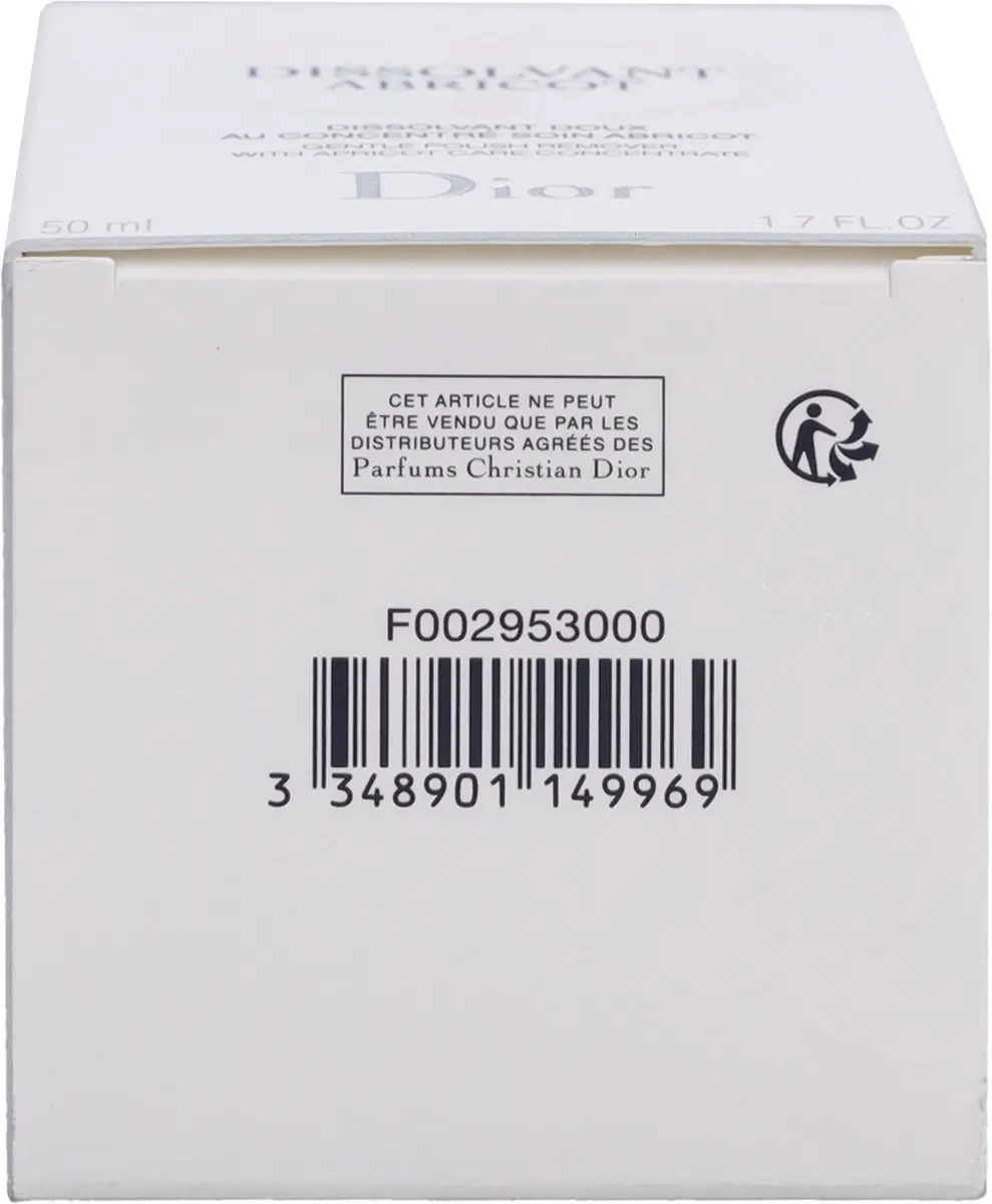 Dior Dissolvant Abricot Nagellakremover 50ml