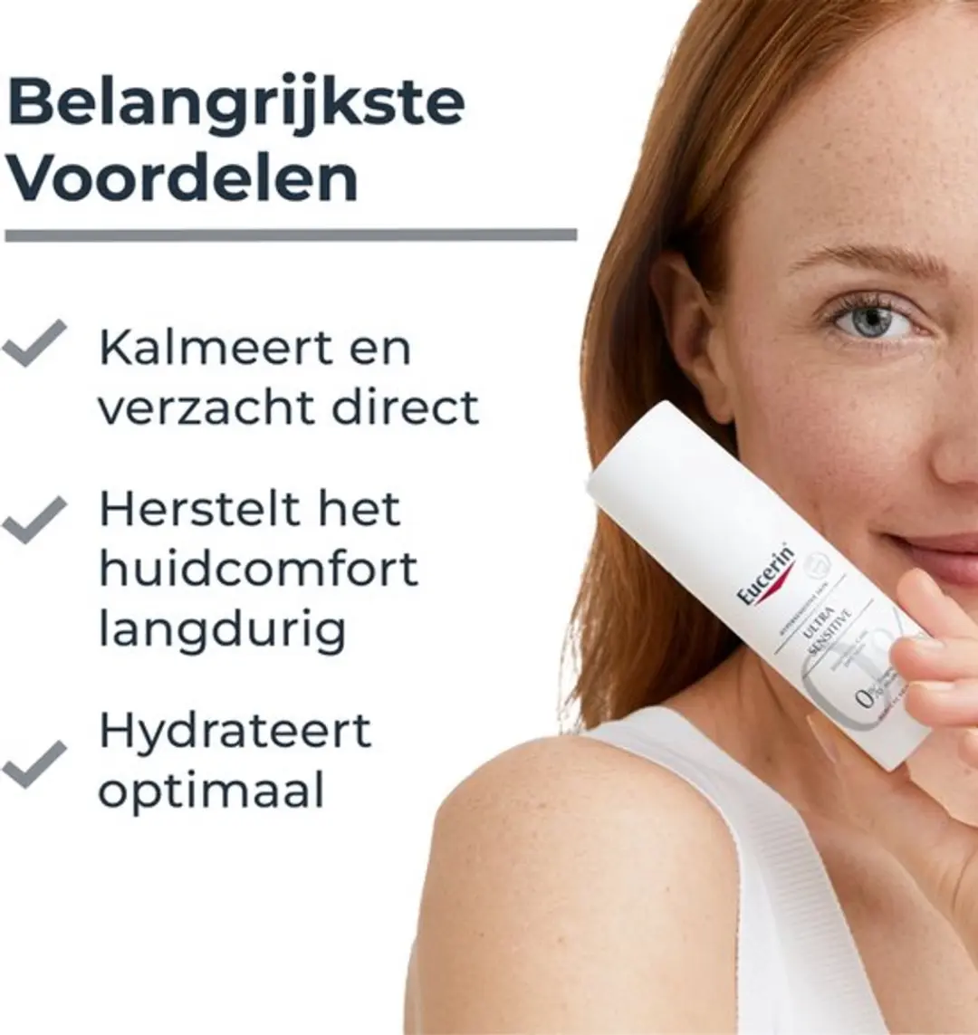Eucerin UltraSENSITIVE Kalmerende Dagcrème 50ml - 2 Stuks