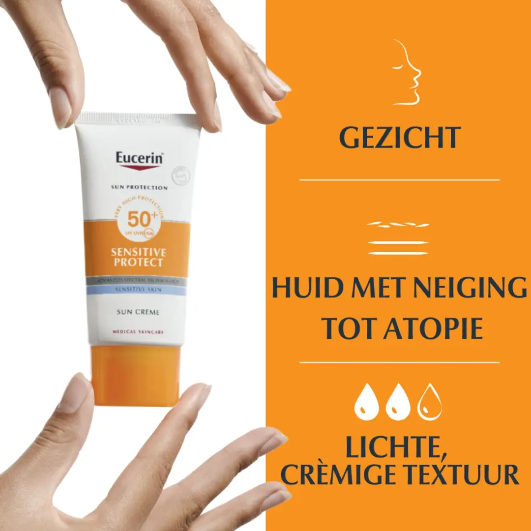 Eucerin Sun Sensitive Protect Gezichtcrème SPF 50+ 50ml
