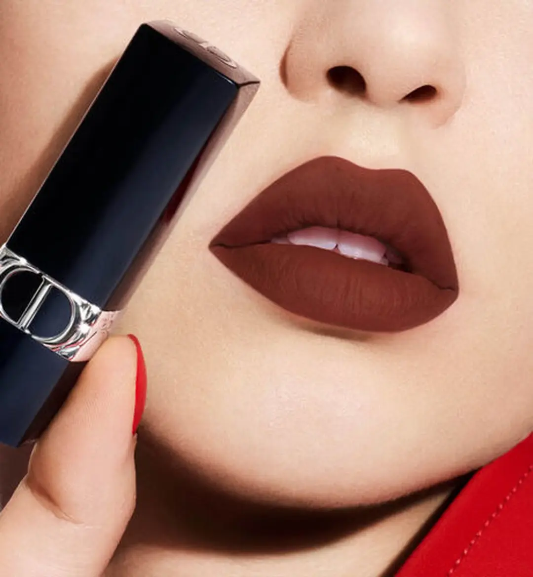 Dior Rouge 400 Nude Line Fluweel Lipstick 3.5ml - Bruin