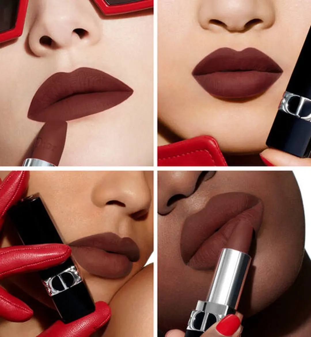 Dior Rouge 400 Nude Line Fluweel Lipstick 3.5ml - Bruin