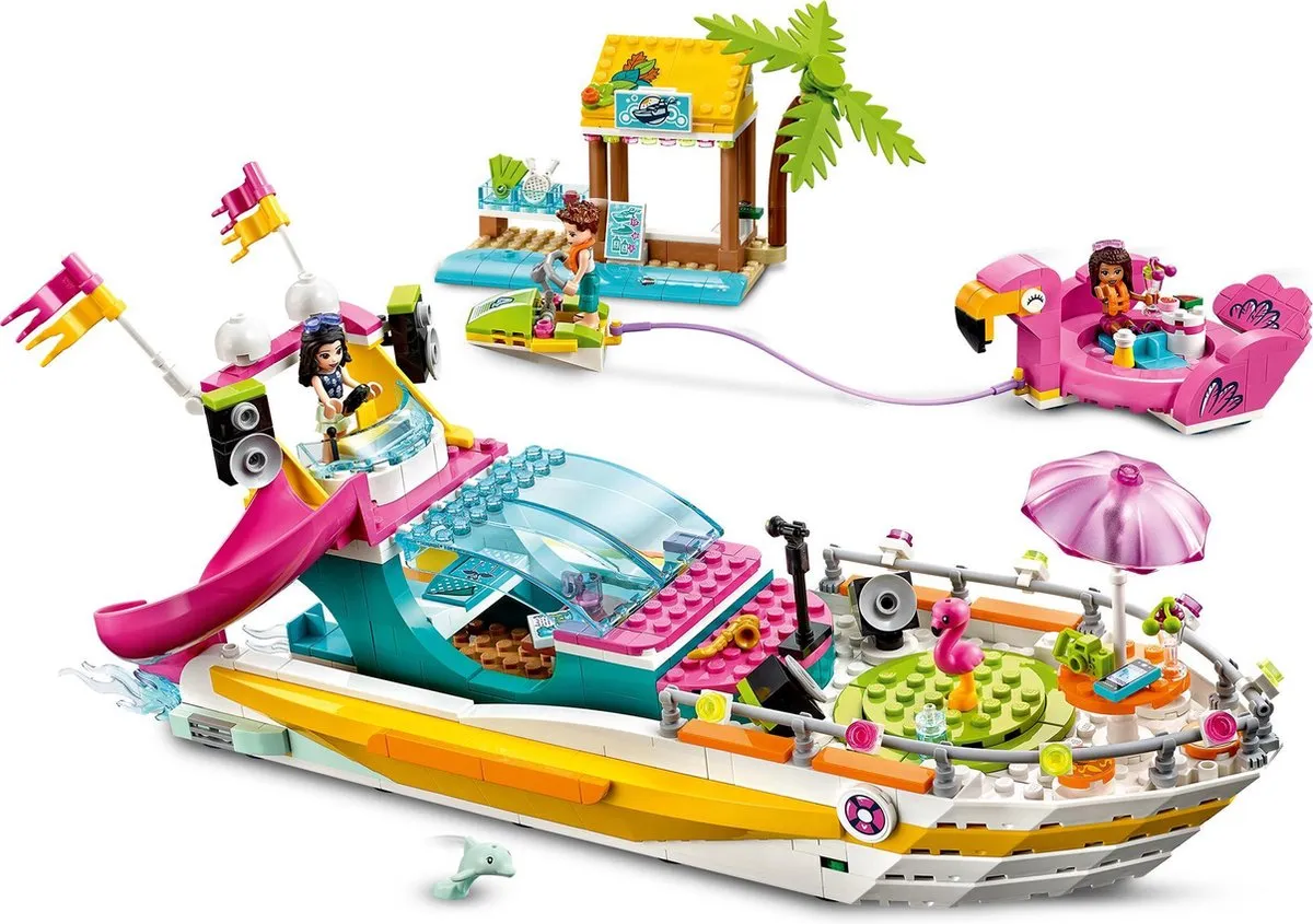 LEGO Friends Feestboot 41433 - 3 Minifiguren