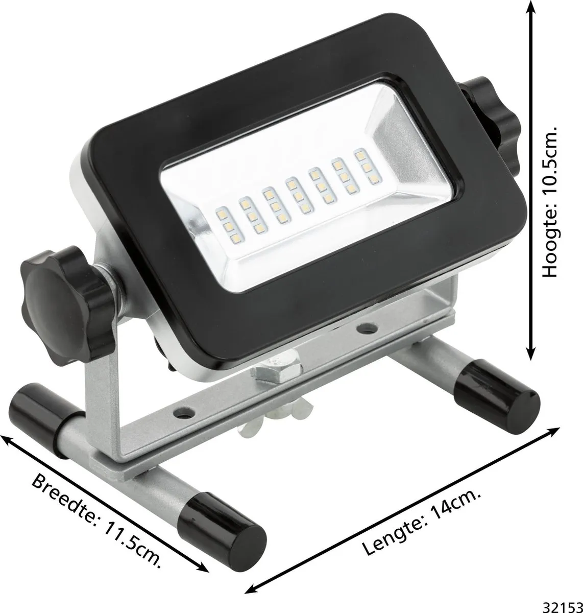 Eglo Piera LED-straler 6.5W - IP44 - Zwart