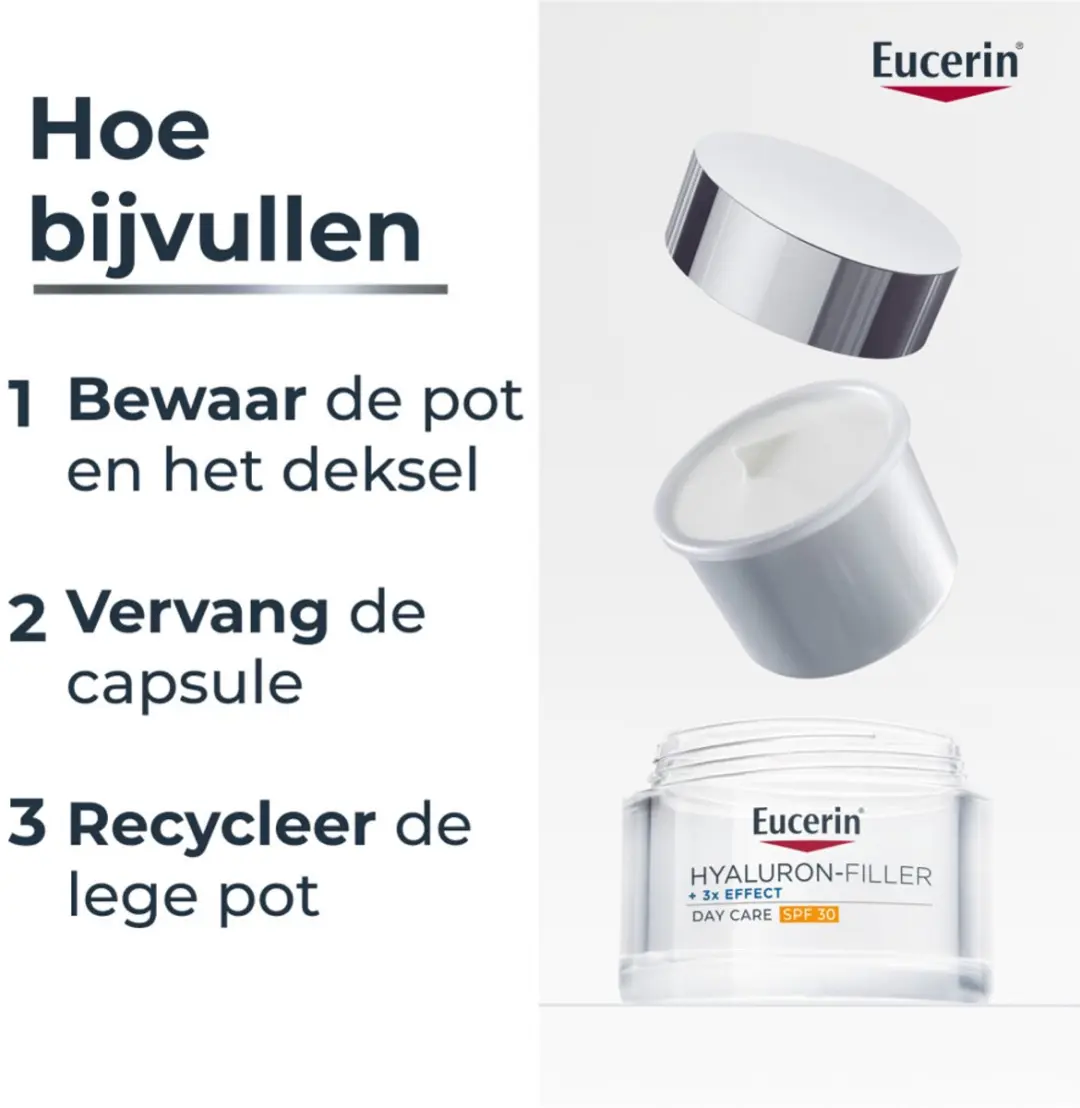Eucerin Hyaluron-Filler + 3x Effect Dagcrème SPF 30 Navulling 50ml