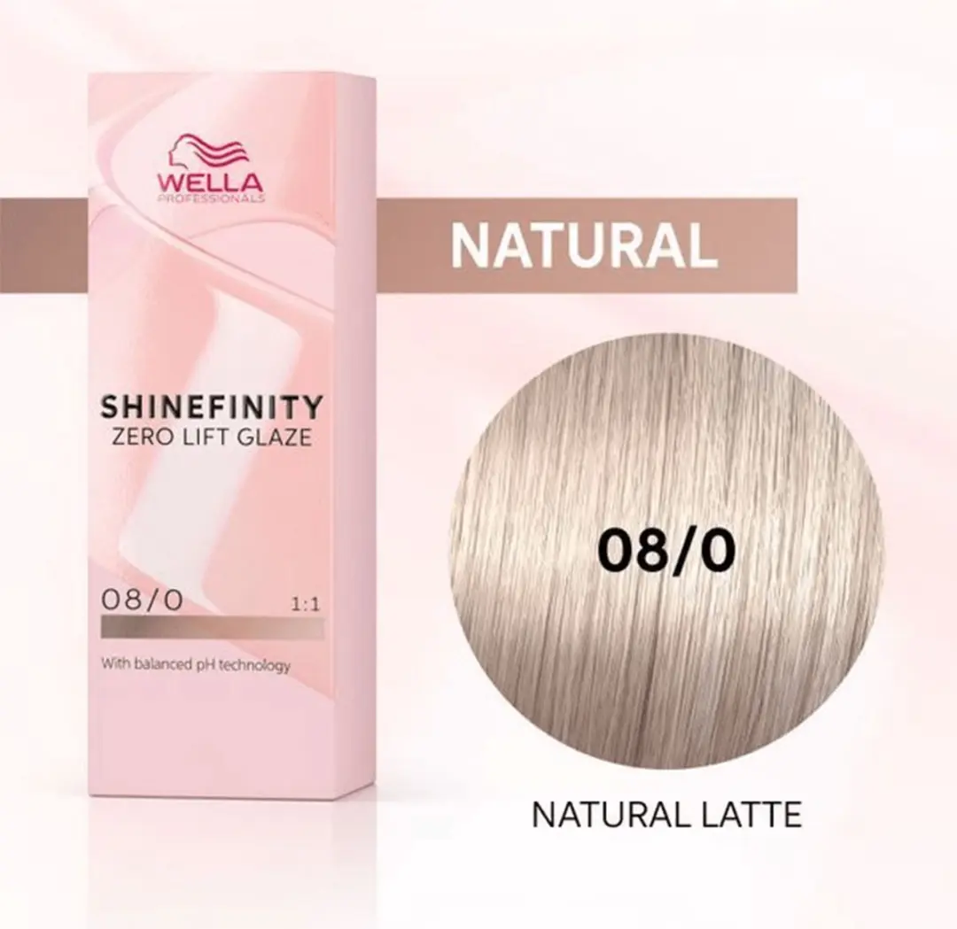 Wella Professionals ShineFinity 08/0 Haarverf 60ml - Zwart