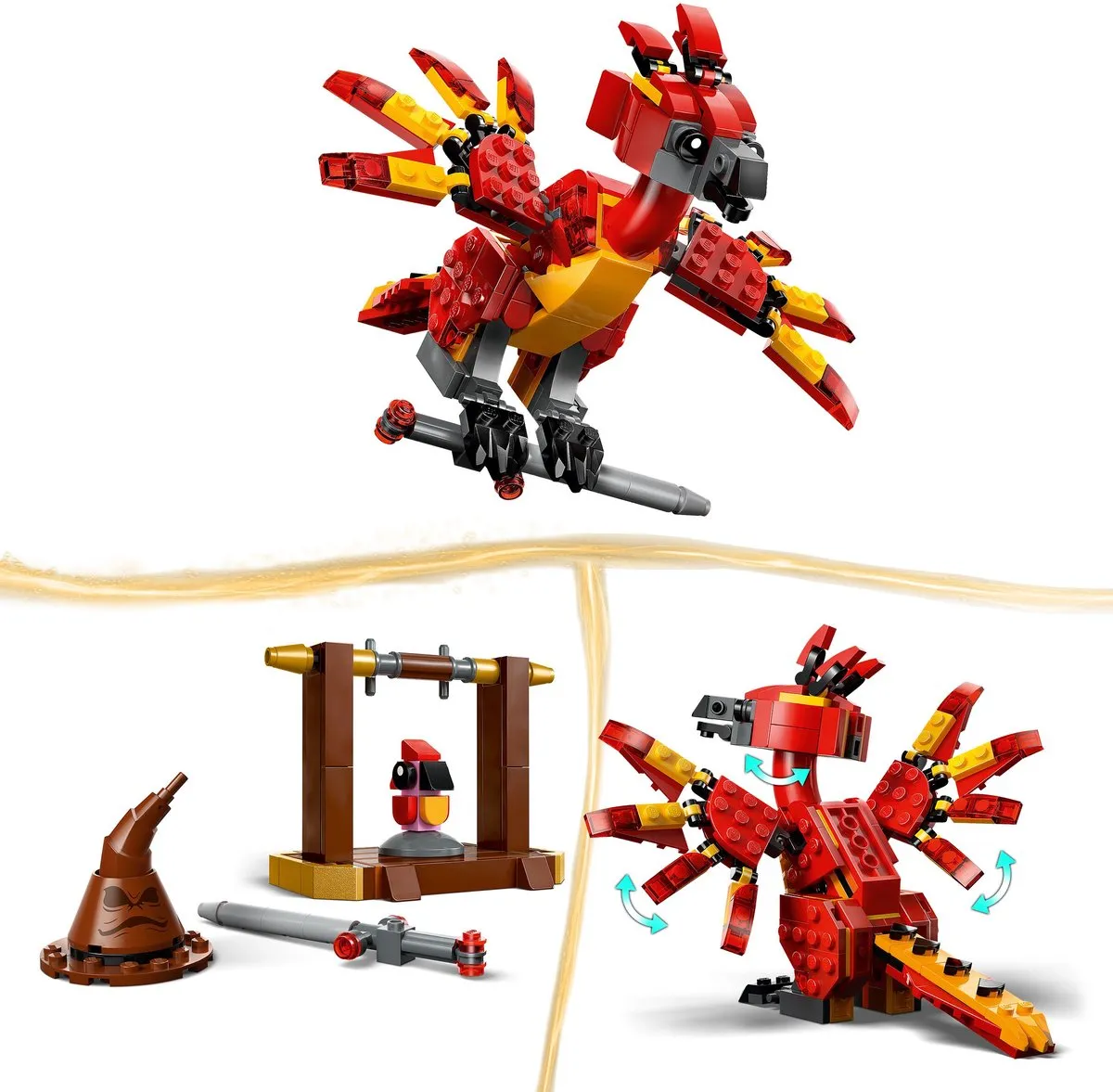 LEGO Harry Potter Felix de Feniks 76448 - 299 Stukken - Multicolor