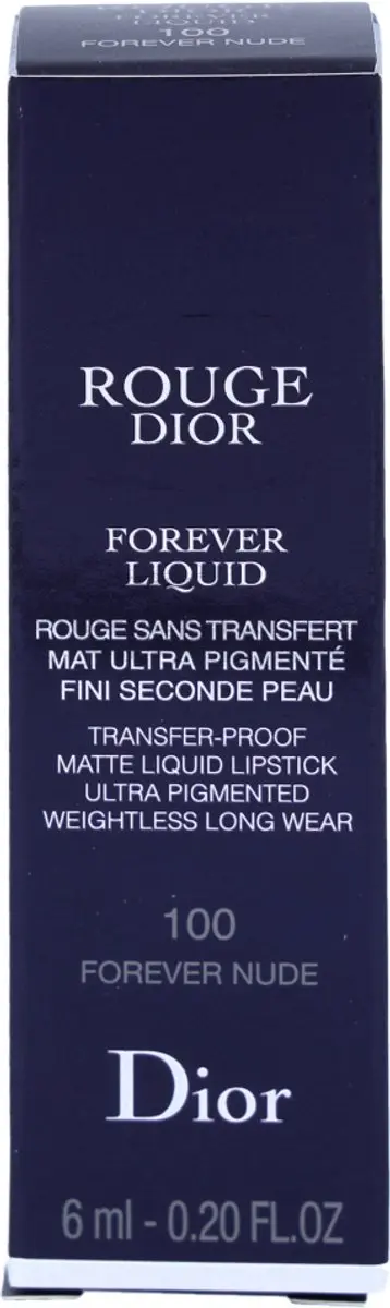 Dior Rouge Dior Forever Nude 100 Lippenstift - 2ml