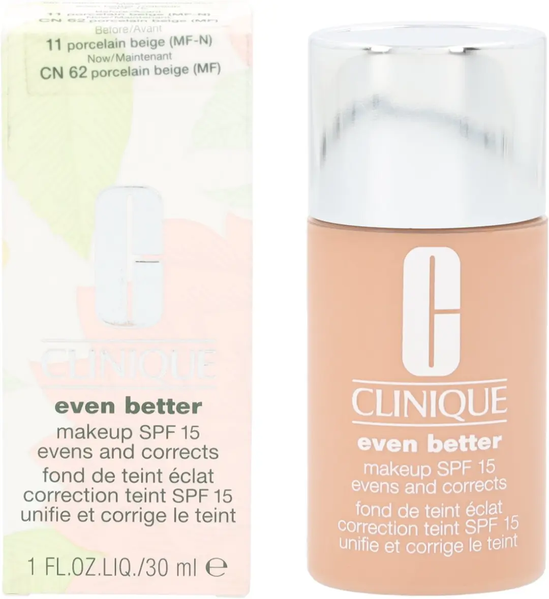 Clinique Even Better Foundation CN62 Porcelain Beige - 30ml