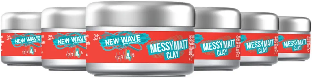 Wella New Wave Messy Matt Clay Light
