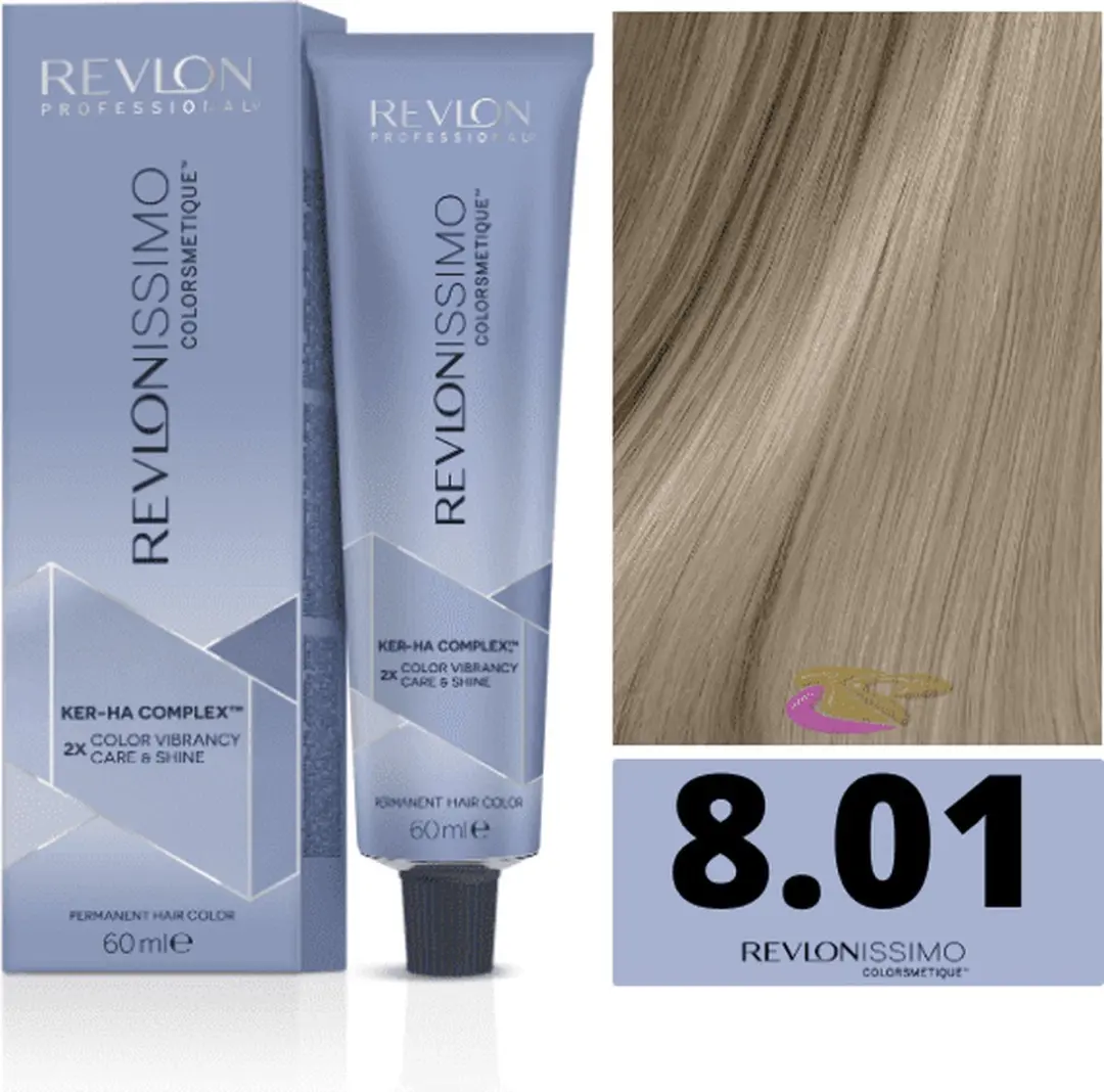 Revlon Revlonissimo Colorsmetique Nº 8.01 Permanente Kleurcrème 60ml