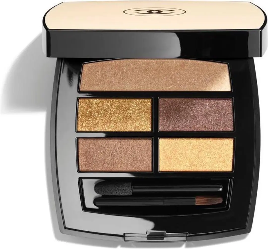Chanel Les Beiges Healthy Glow Oogschaduw Palet - 5 Kleuren - 4.5g - Goud