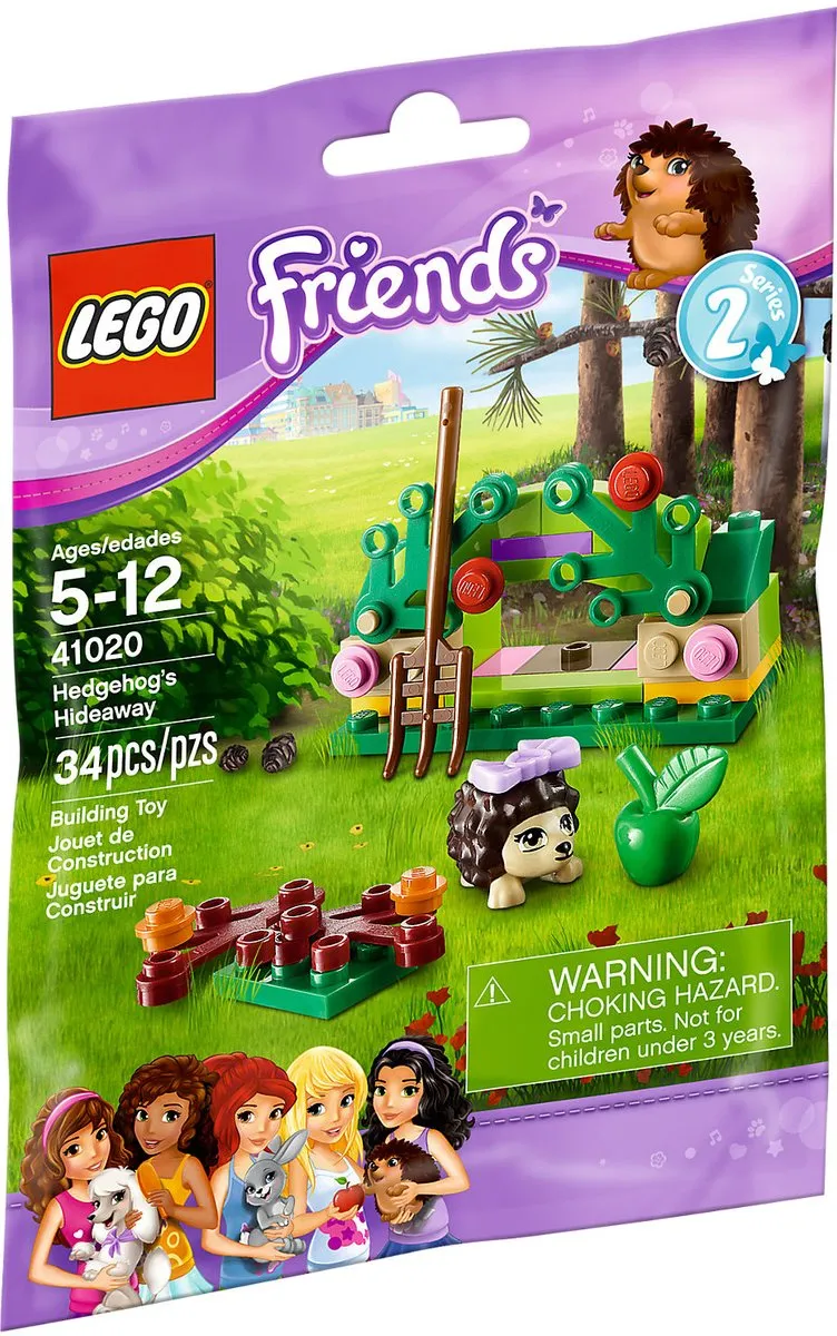 LEGO Friends De Schuilplaats van Egel 41020 - Paars