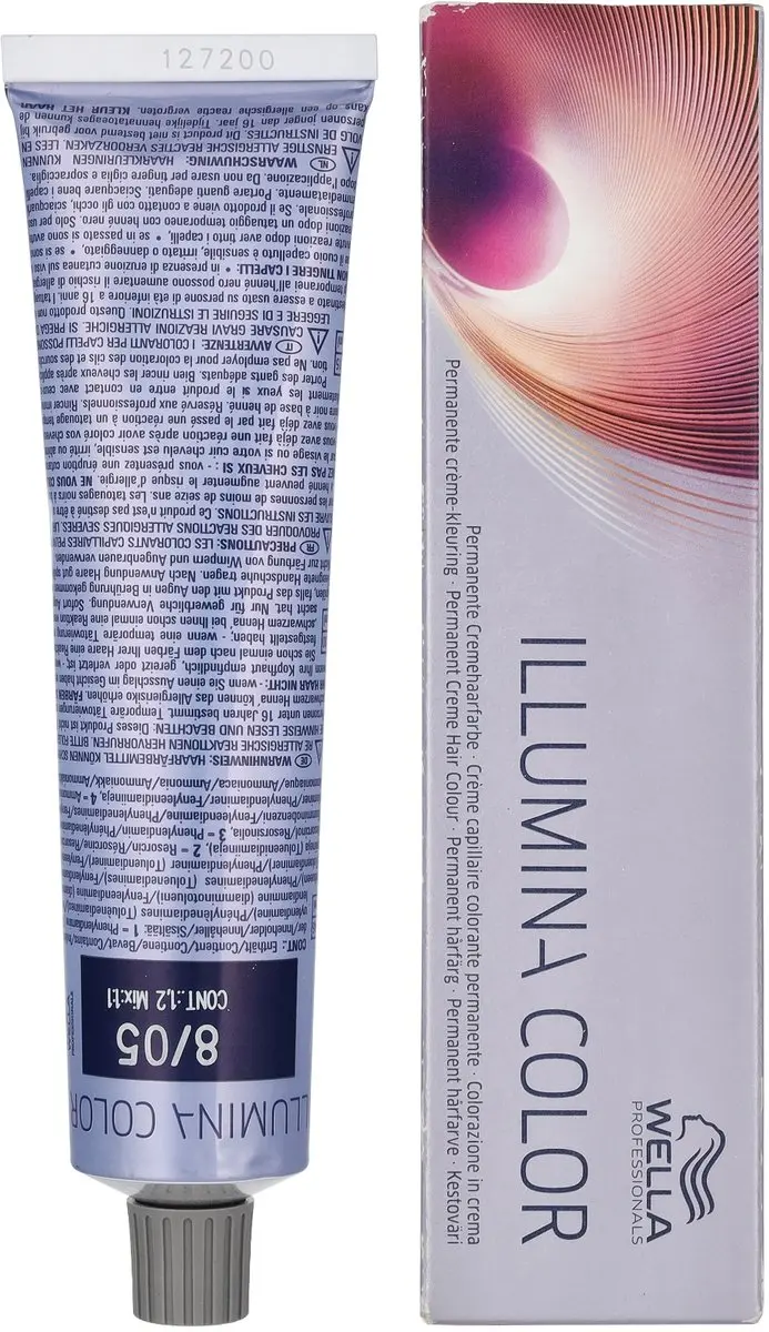 Wella Professionals Illumina Color 8/05 Haarverf - 150ml - Zwart