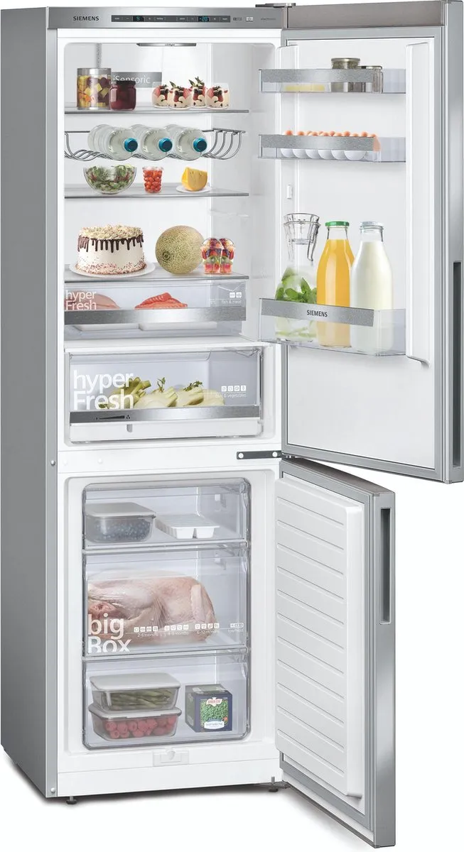Siemens iQ500 KG36EALCA Koel- en vriescombinatie 308L - RVS