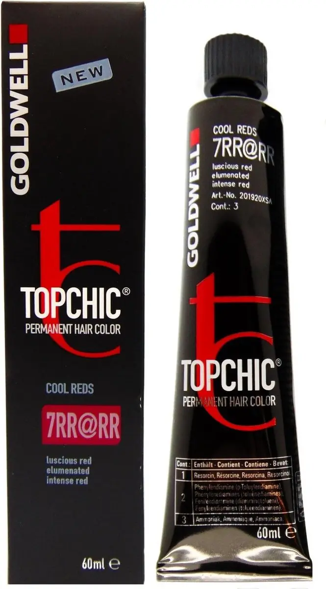Goldwell Topchic Haarverf 7RR@RR - 60ml - Permanent Rood