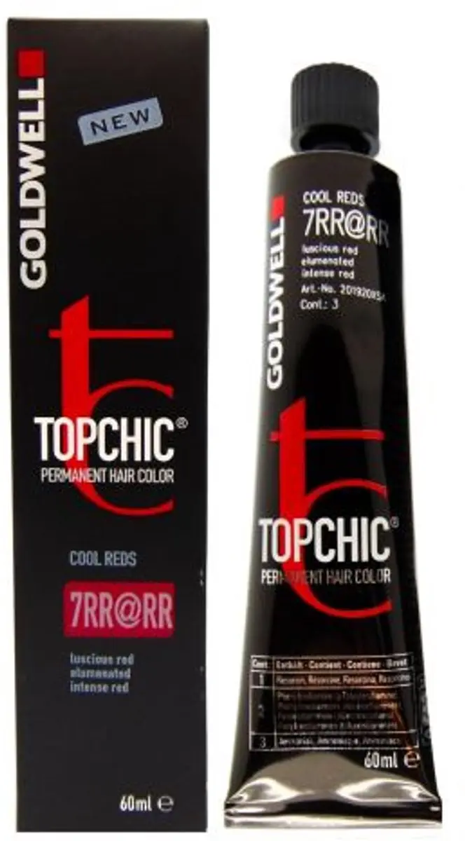 Goldwell Topchic Haarverf 7RR@RR - 60ml - Permanent Rood - afbeelding 6 van 6